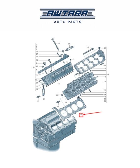 AUDI / VOLKSWAGEN GENUINE HEAD GASKET 057103383JF