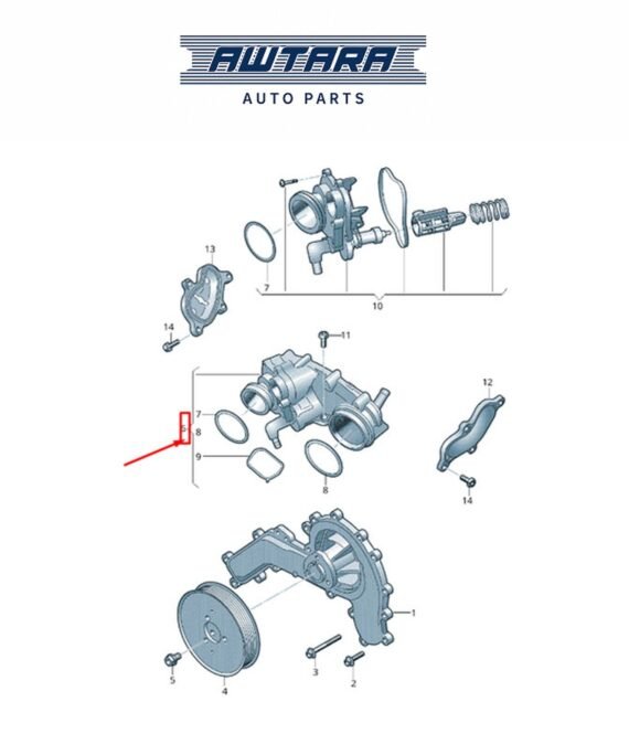 AUDI / VOLKSWAGEN GENUINE COOLANT REGULATOR 059121111CS