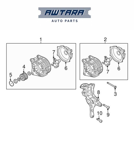 AUDI / VOLKSWAGEN GENUINE ALTERNATOR -EXCHANGE 06J903024AX