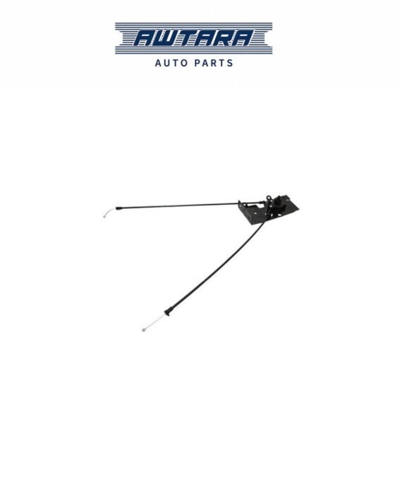 AUDI / VOLKSWAGEN GENUINE CENTER BRACKET WITH CABLE LOCK BONNET 4M0823529E