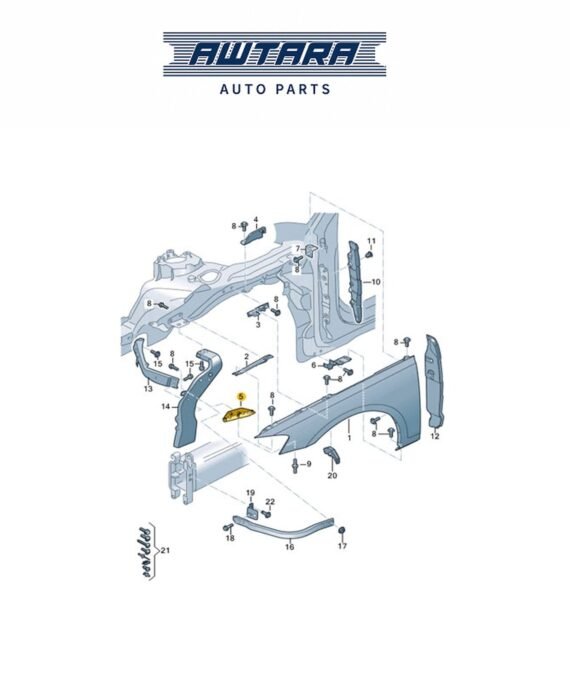 AUDI / VOLKSWAGEN GENUINE BRACKET 4N0821151B