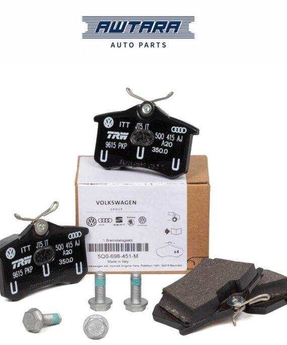 AUDI / VOLKSWAGEN GENUINE BRAKE PAD REAR 5Q0698451AA 5Q0698451M