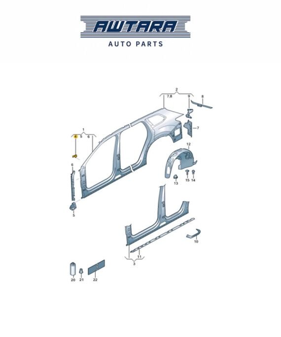 AUDI / VOLKSWAGEN GENUINE BRACKET 760803042A