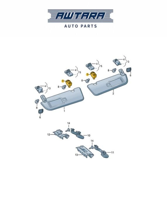 AUDI / VOLKSWAGEN GENUINE BRACKET 760857561K3HS