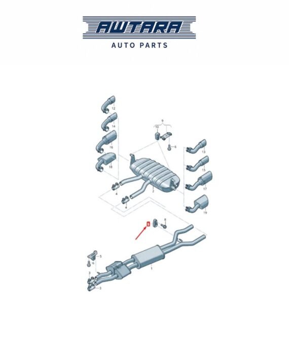 AUDI / VOLKSWAGEN GENUINE BRACKET 7P6253144