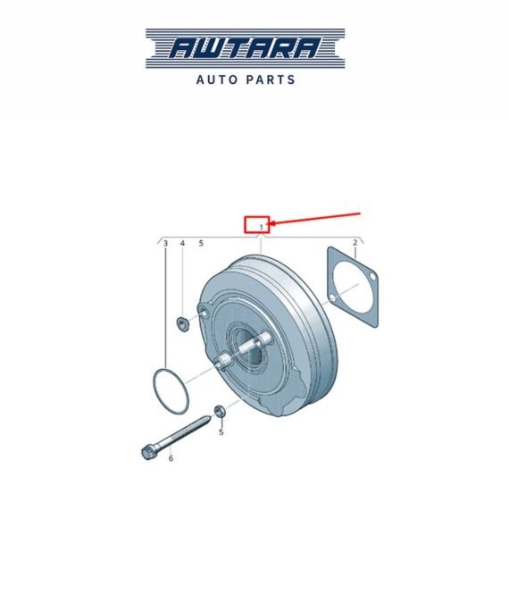 AUDI / VOLKSWAGEN GENUINE BRAKESERVO 80A612107A
