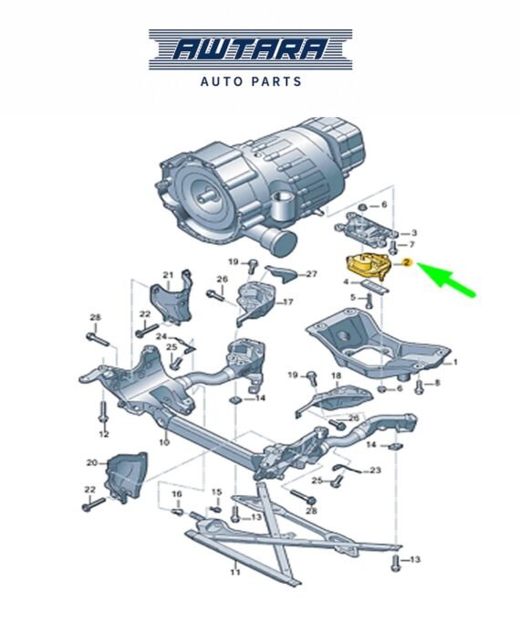 AUDI / VOLKSWAGEN GENUINE GEAR MOUNTING 8K0399151DC