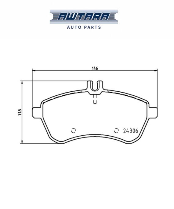 Mercedes-Benz Genuine BRAKE PAD 0074205720 0004200905