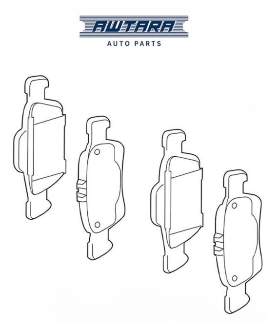 Mercedes-Benz Genuine BRAKE PAD REAR 0004205204