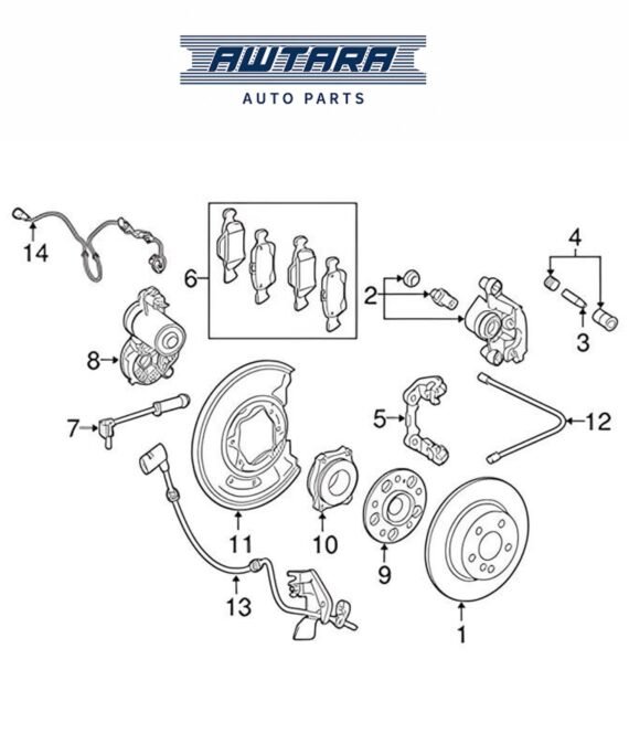 Mercedes-Benz Genuine RR BREAK PAD CERAMIC 0004206002