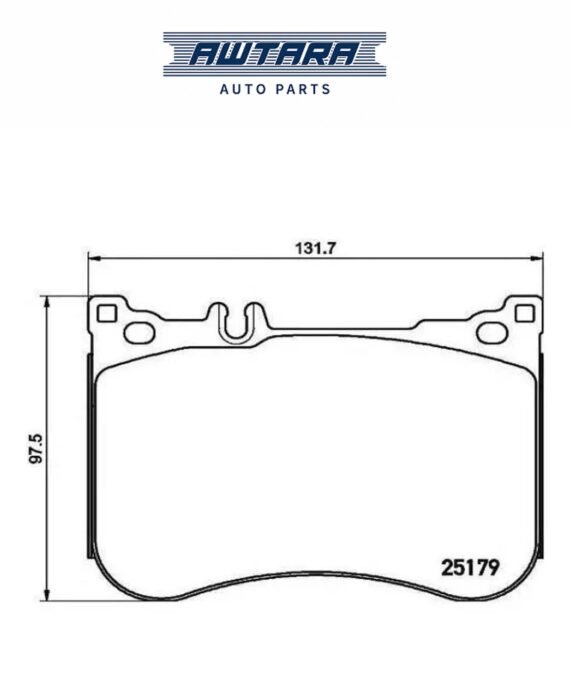 Mercedes-Benz Genuine BRAKE PAD 0004201006 008420022005
