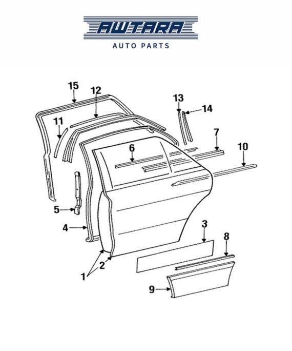 MERCEDES BENZ GENUINE NICKLE A1266985980