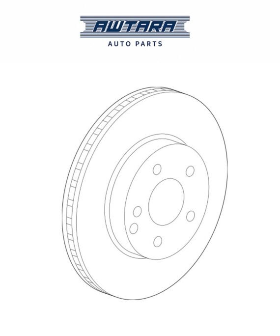 Mercedes-Benz Genuine BRAKE DISC 167421110107