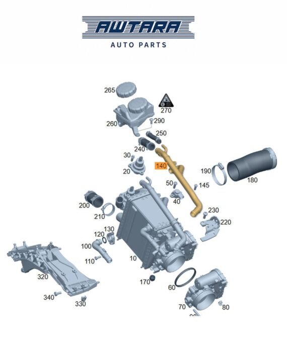 MERCEDES BENZ GENUINE RETURN LINE A1772031700