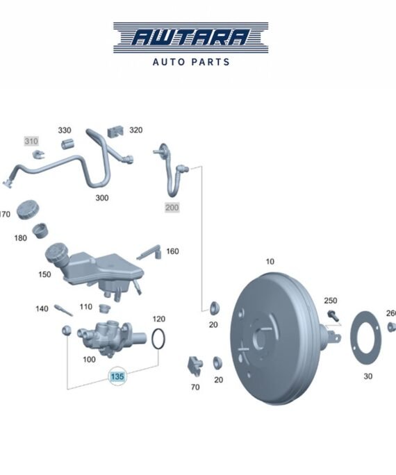 MERCEDES BENZ GENUINE REPAIR KIT BRAKE BOOSTER A1774306700