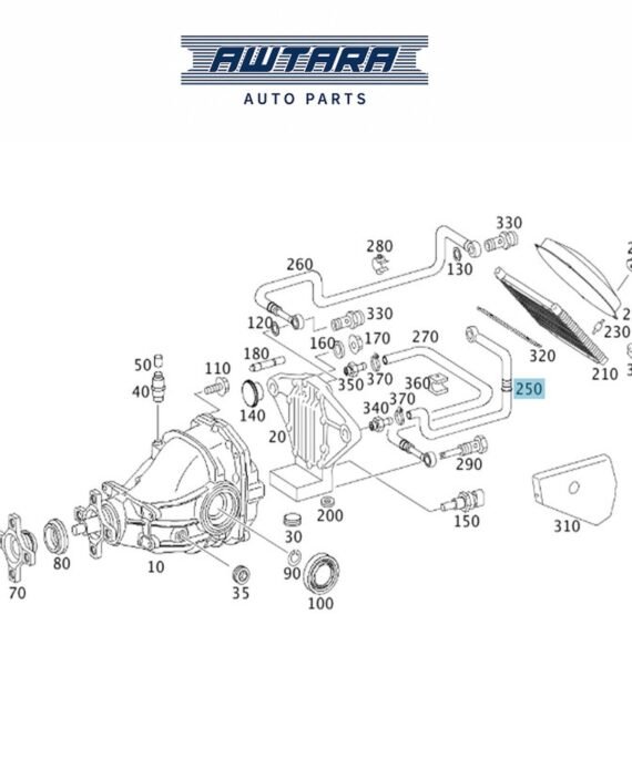 MERCEDES BENZ GENUINE RADIATOR HOSE A1999970052