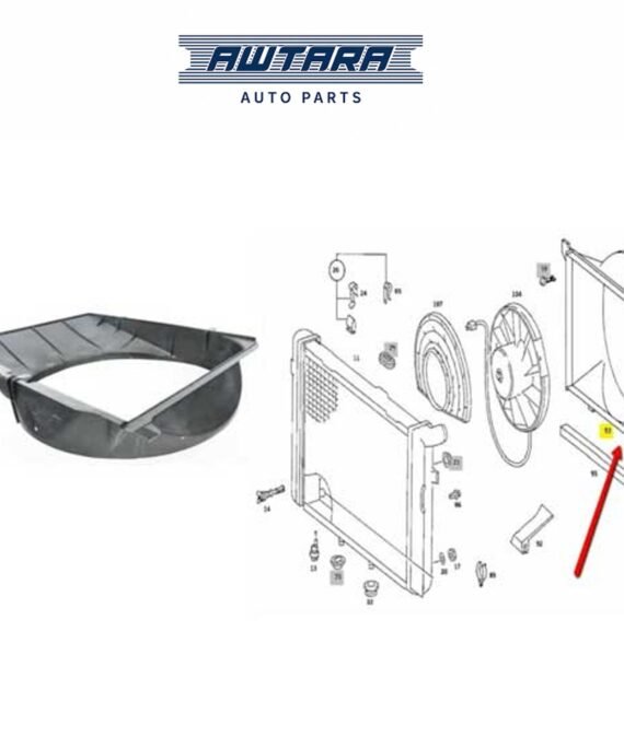 Mercedes-Benz Genuine Fan Shroud 2015051055