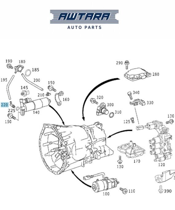 MERCEDES BENZ GENUINE PIPING A2032610066