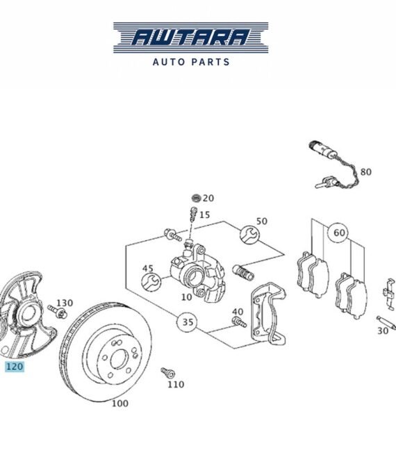 MERCEDES BENZ GENUINE PROTECTIVE METAL SHEET A2034210820
