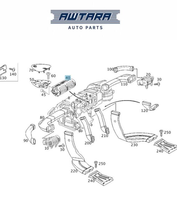 MERCEDES BENZ GENUINE Nozzle A20383013547206