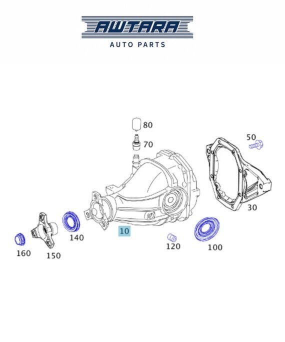 MERCEDES BENZ GENUINE REARDIFFERNTIAL A2043500214