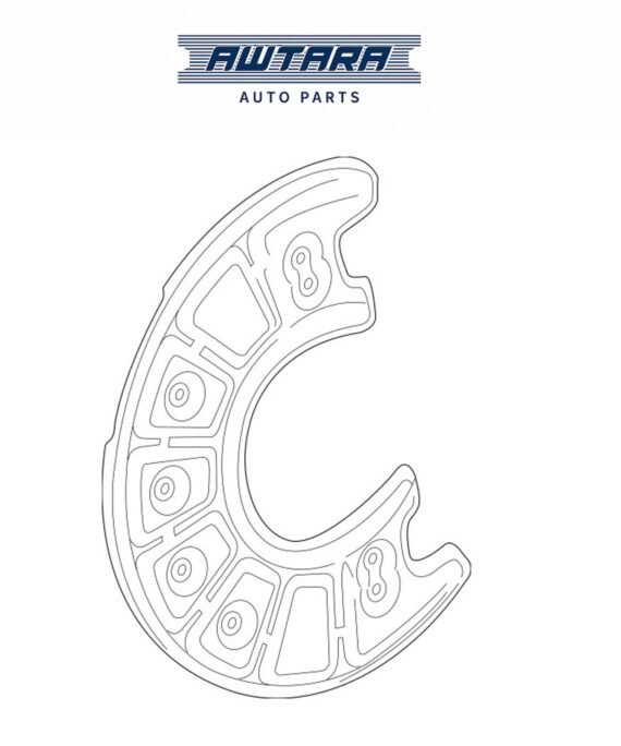 Mercedes-Benz Genuine BRAKE DISC COVER 2054210320