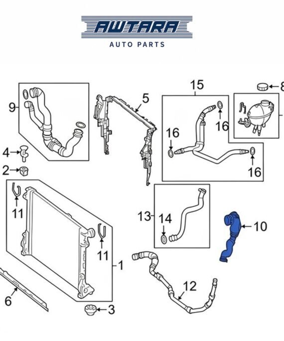 Mercedes-Benz Genuine R HOSE 2125017284