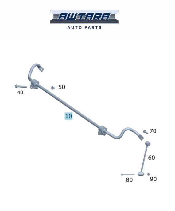 MERCEDES BENZ GENUINE REAR TUBULAR TORSION BAR A2133260065