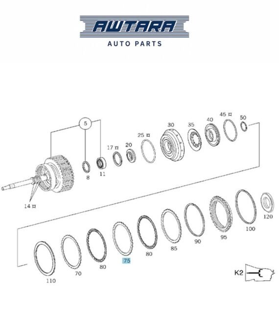 MERCEDES BENZ GENUINE OUTER DISC A2202722226