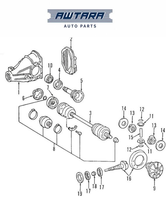 Mercedes-Benz Genuine DIFFERENTIAL GEAR 2203501623