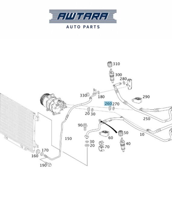 MERCEDES BENZ GENUINE ORING A2208320309