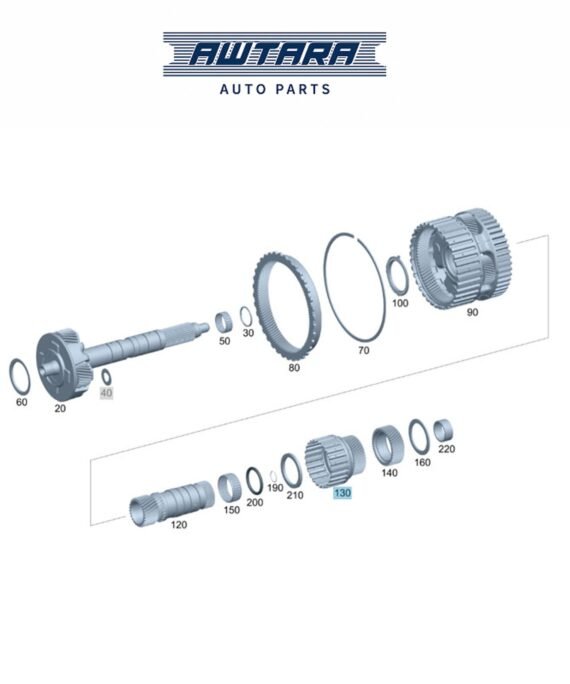 MERCEDES BENZ GENUINE SUN GEAR REAR A2212700944