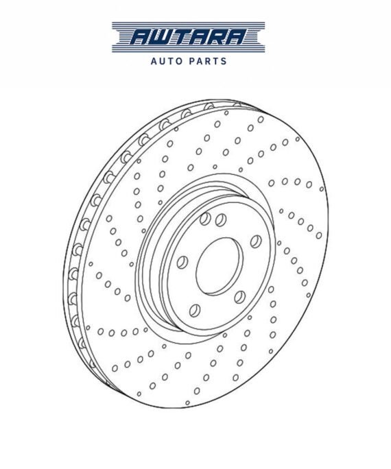 Mercedes-Benz Genuine BRAKE DISK 2224215200