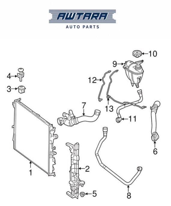 Mercedes-Benz Genuine COOLANT HOSE 2225016691
