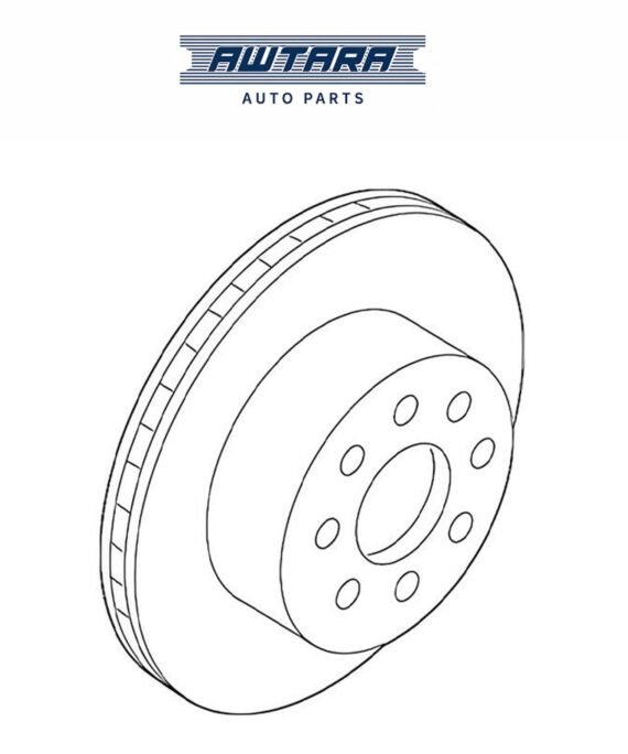 Mercedes-Benz Genuine BRAKE DISK VENTED 2234233300