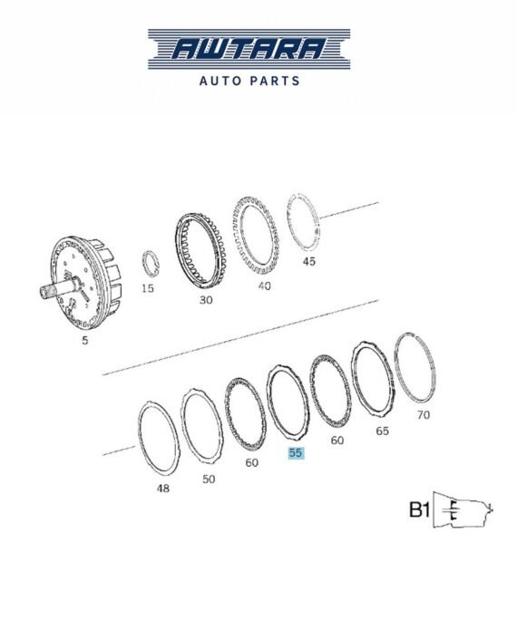 MERCEDES BENZ GENUINE OUTER DISC A2402720026