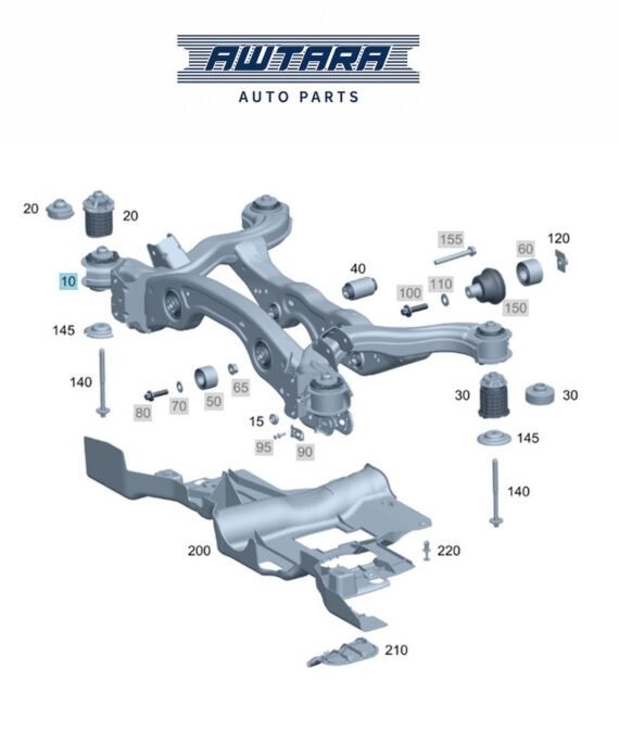 MERCEDES BENZ GENUINE REAR SUBFRAME ASSY A2473503704