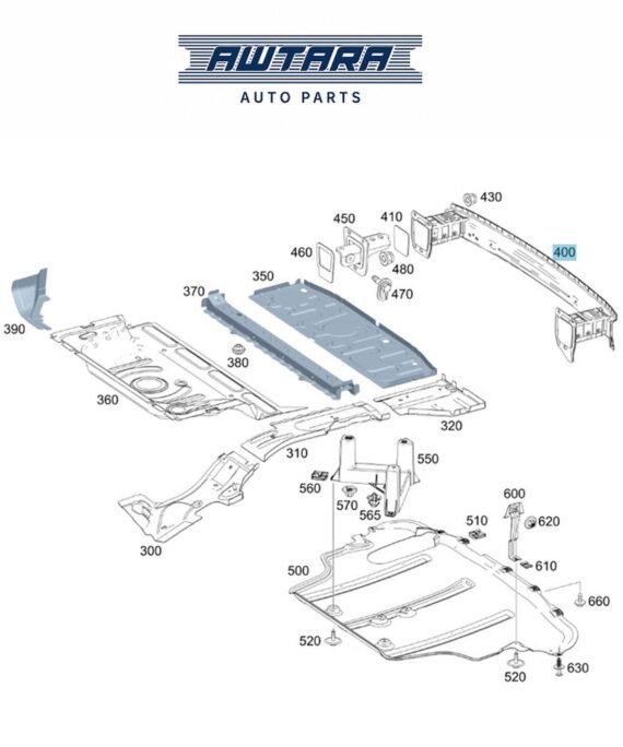 MERCEDES BENZ GENUINE REAR CROSSMEMBER A2476109201