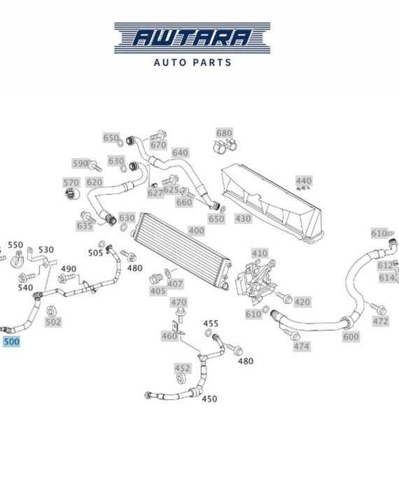 MERCEDES BENZ GENUINE OIL LINE A2751804530