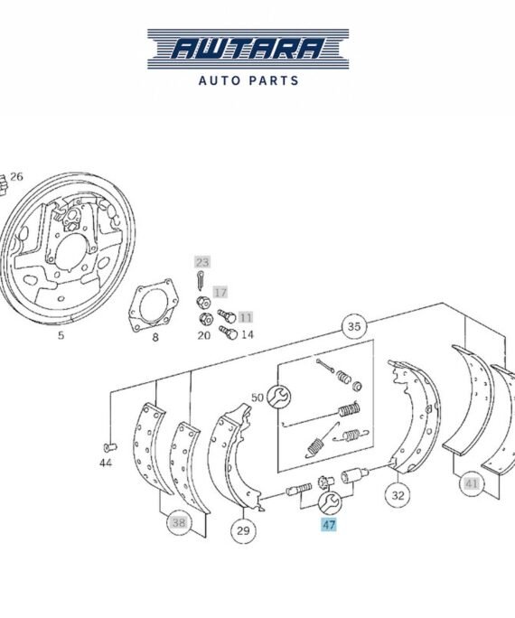 MERCEDES BENZ GENUINE PARTS KIT BRAKE ADJUSTER A3094200038