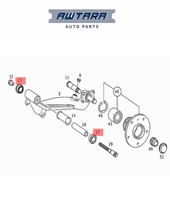 MERCEDES BENZ GENUINE ROLLER BEARING A4149810118