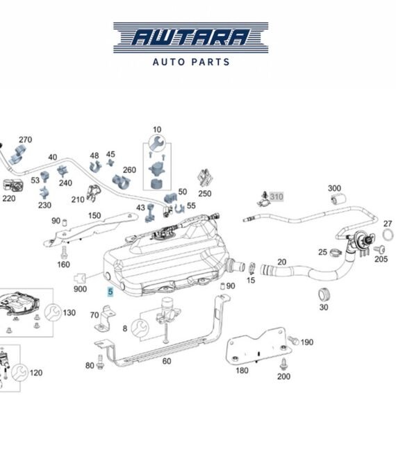 MERCEDES BENZ GENUINE NOX REDUCING AGENT TANK A4474700115