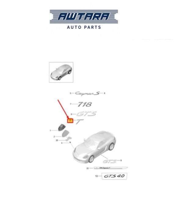 PORSCHE GENUINE LETTERING 982853675K
