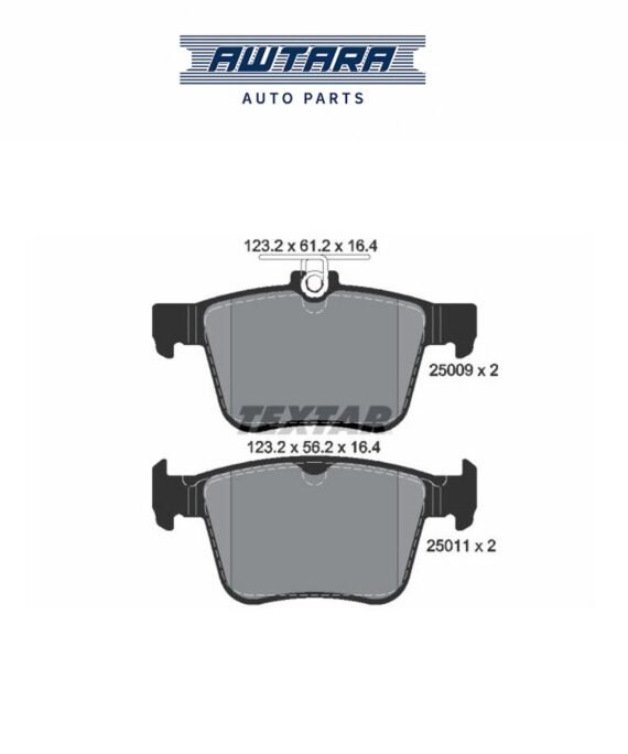 TEXTAR BRAKE PAD RR 5Q0698451P /